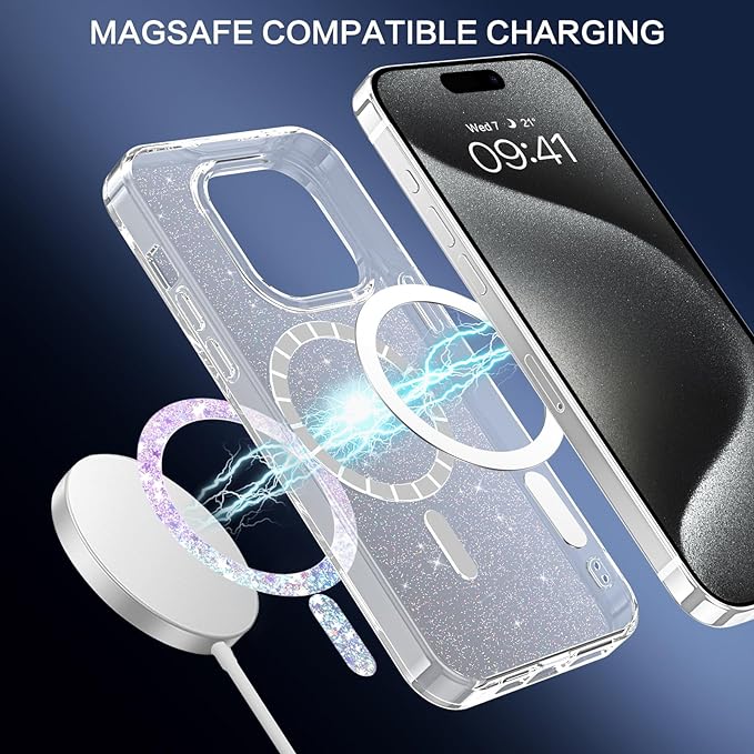 Funda Magsafe Para iPhone 13 Pro Max Transparente