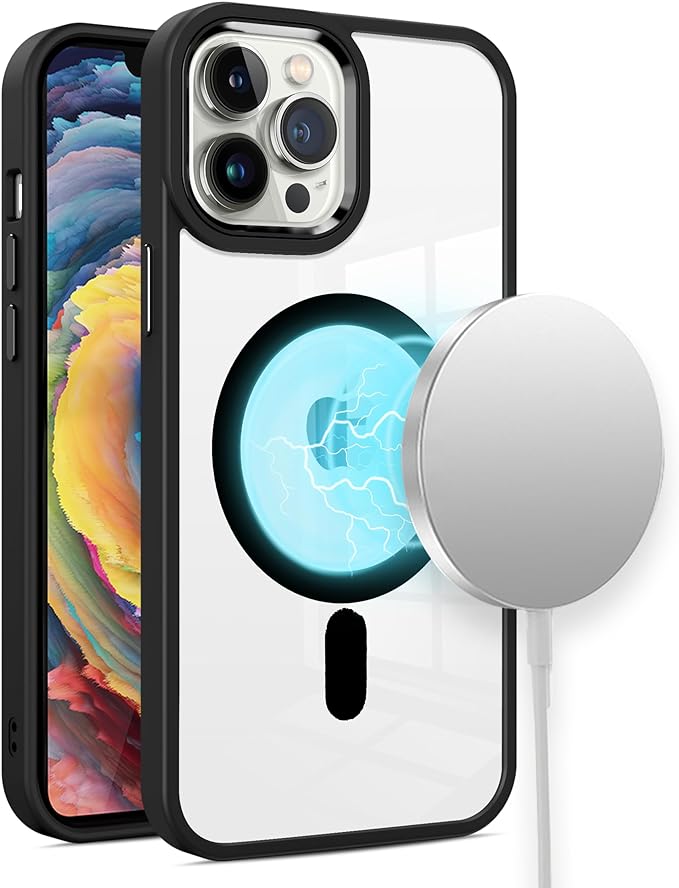 Case MagSafe Negro-Transparente iPhone 13 Pro Max – Accesorios Smartech  Colombia