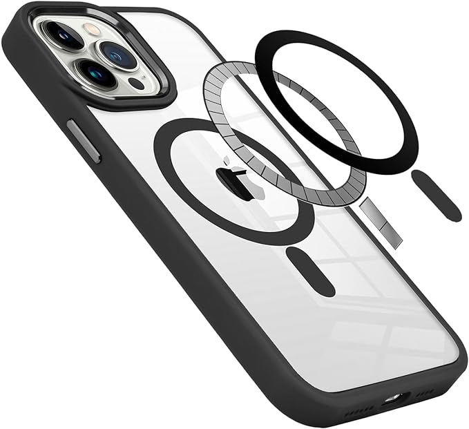Case MagSafe Negro-Transparente iPhone 13 – Accesorios Smartech Colombia