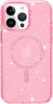 Case Magsafe escarcha Rosado IPhone 13 PRO