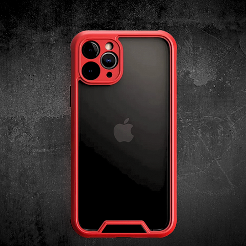 Bunker Force Case Rojo iPhone 12 Mini (cerrado cámara)