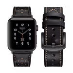 Correa de Cuero Negro Apple Watch 38/40/41 mm