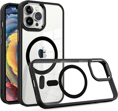 Case MagSafe Negro-Transparente iPhone 14 Pro Max