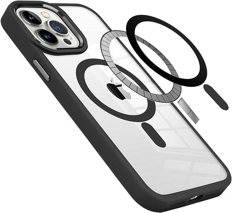 Case MagSafe Negro-Transparente iPhone 14
