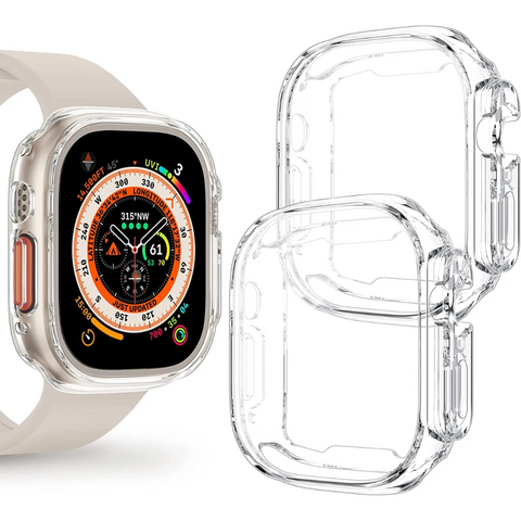 Case protector transparente Apple Watch 45 mm