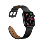 Correa de Cuero Negro Apple Watch 38/40/41 mm