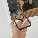 Case MagSafe Negro-Transparente iPhone 15 Plus