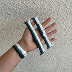 Correa Silicona Verde-Blanco Apple Watch 42/44/45/49 mm