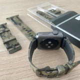 Correa Silicona Camouflage Verde-Negro Apple Watch 38/40/41 mm