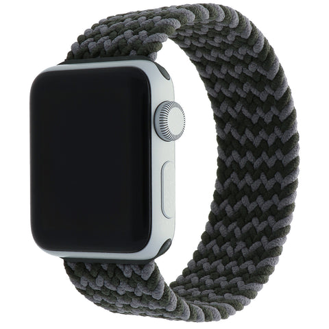 Pulso Solo Loop Nylon Negro-Gris iWatch 38-40-41 mm