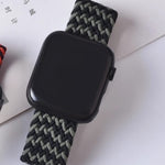 Pulso Solo Loop Nylon Negro-Gris iWatch 42-44-45-49 mm