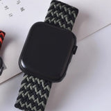 Pulso Solo Loop Nylon Negro-Gris iWatch 38-40-41 mm