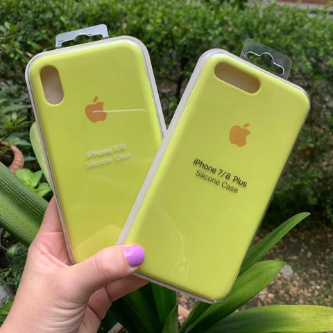 Silicone Case Amarillo Neon iPhone X/Xs