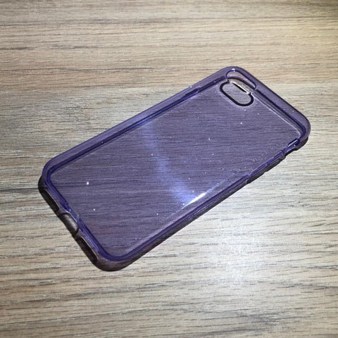 Case silicona Escarcha Morado iPhone 7/8 y SE 2020