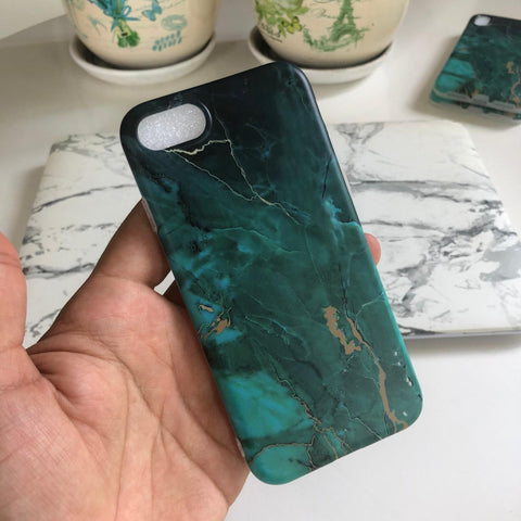Marmol Case silicona Verde iPhone 7/8 Y SE 2020