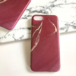 Marmol Case silicona Rojo iPhone 7/8 Y SE 2020