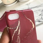 Marmol Case silicona Rojo iPhone 7/8 Y SE 2020