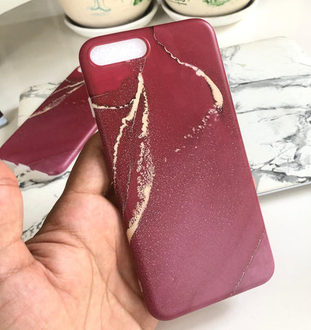 Marmol Case silicona Rojo iPhone 7/8 PLUS