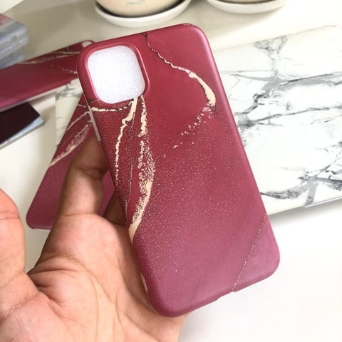 Marmol Case silicona Rojo iPhone 11