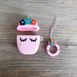 Protector Pink Unicorn para AirPods 1/2