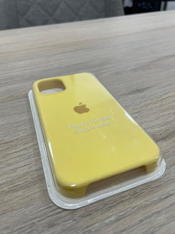 Silicone Case Amarillo iPhone 12 Mini