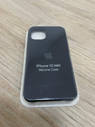 Silicone Case Negro iPhone 12 Mini