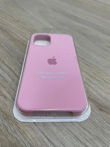 Silicone Case Rosado iPhone 12 Mini