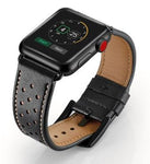 Correa de Cuero Negro Apple Watch 38/40/41 mm