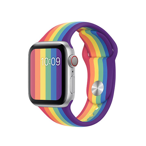 Correa de silicona Pride Edition Apple Watch 42/44/45/49 mm