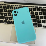 Silicone Case Menta iPhone 11 Pro Max (Cerrado Camara)
