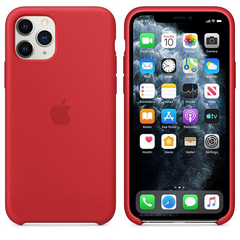 Silicone Case Rojo iPhone 11 Pro